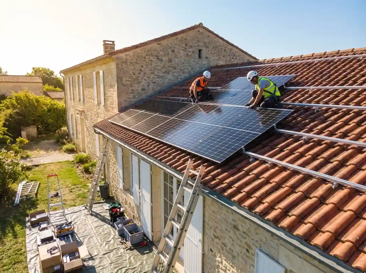 Installation de Panneaux Solaires La Sauve